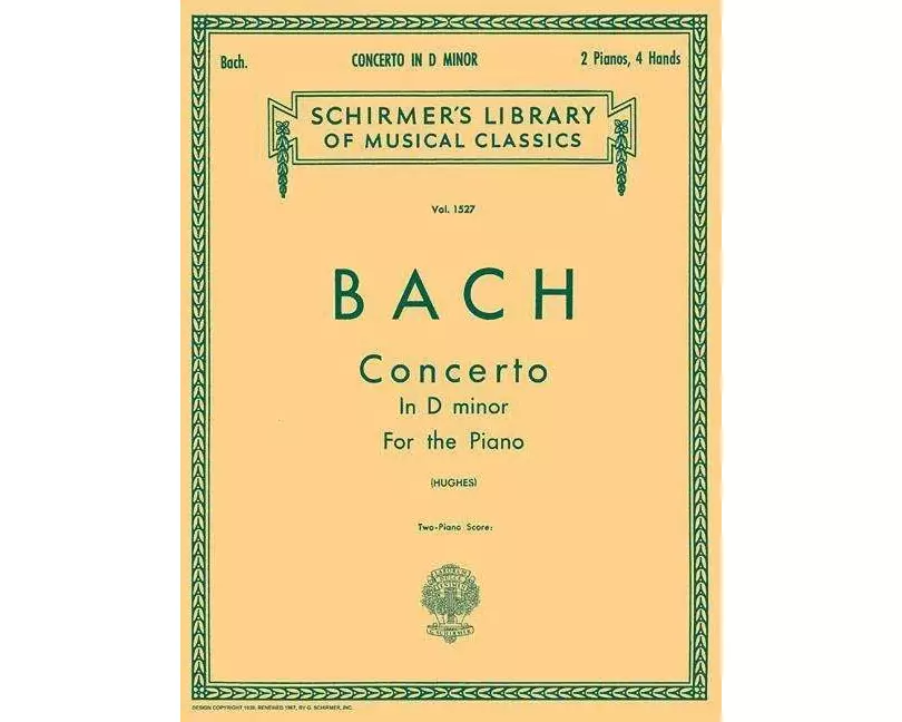 Concerto in D Minor (2-Piano Score)