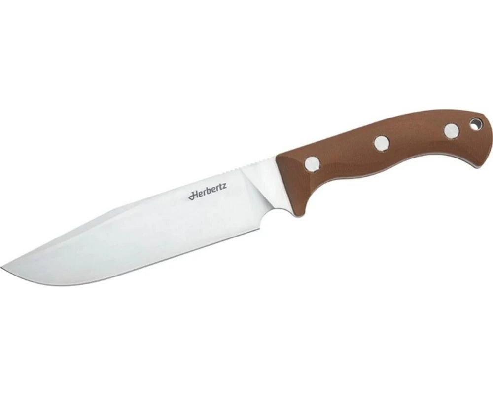 Herbertz Camp- und Outdoormesser D2 desert Micarta