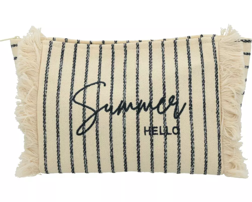 Trisa Accessoires Beach Necessaire Hello Summer Ivory-Blau