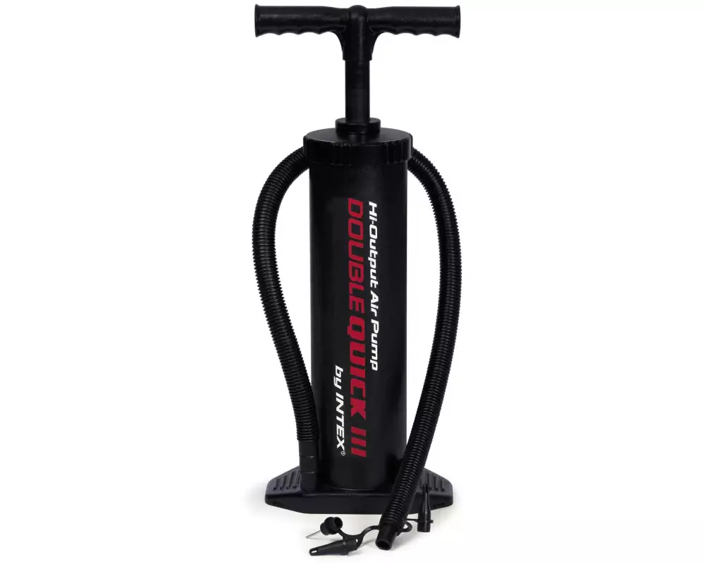 Intex Handpumpe Double Quick III Schwarz