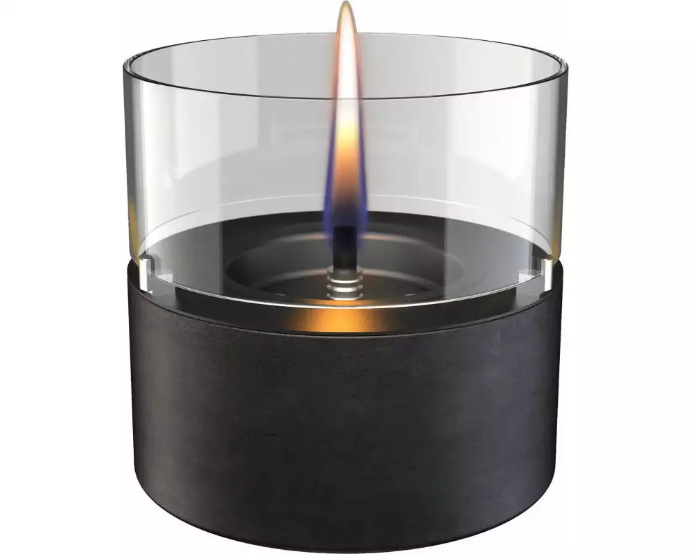 Tenderflame Café 14 Beton Glas 300 ml Schwarz