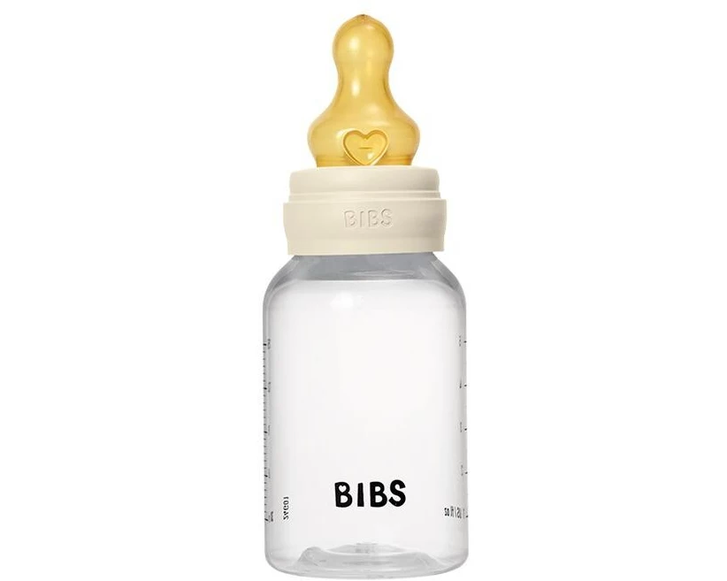Bibs Baby Bottle Anti Colic Latex Slow Flow Ivory 150 ml