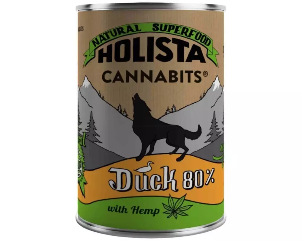 Sparrow Nassfutter Holista CannaBits Ente, 400g