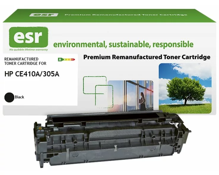 ESR Toner cartridge compatible with HP CE410A black remanufactured 2.200 pages