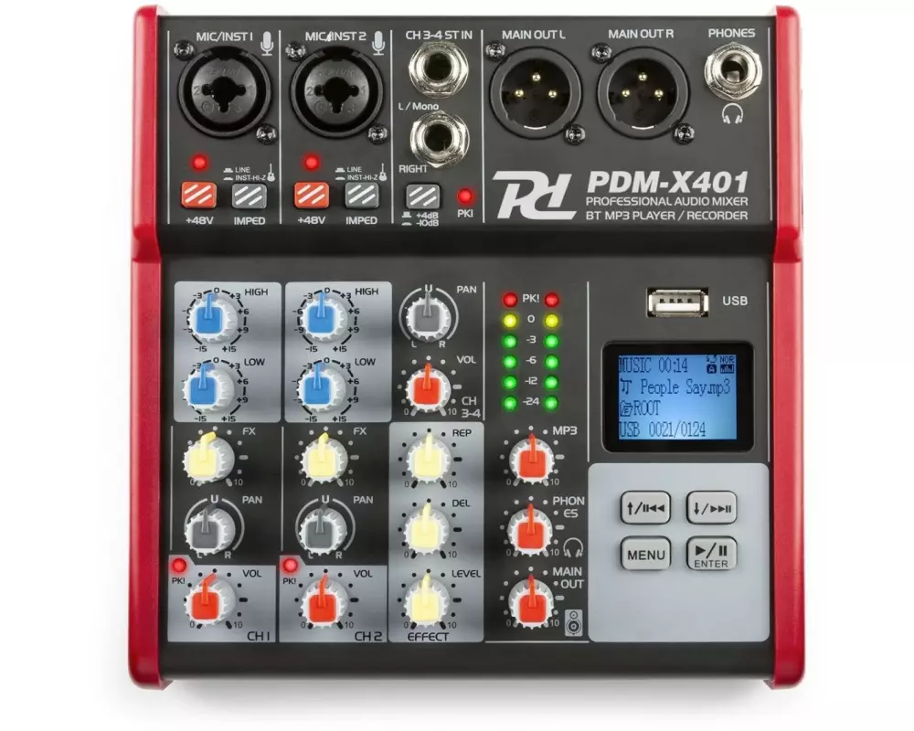 Power Dynamics Mischpult PDM-X401 4-Kanal