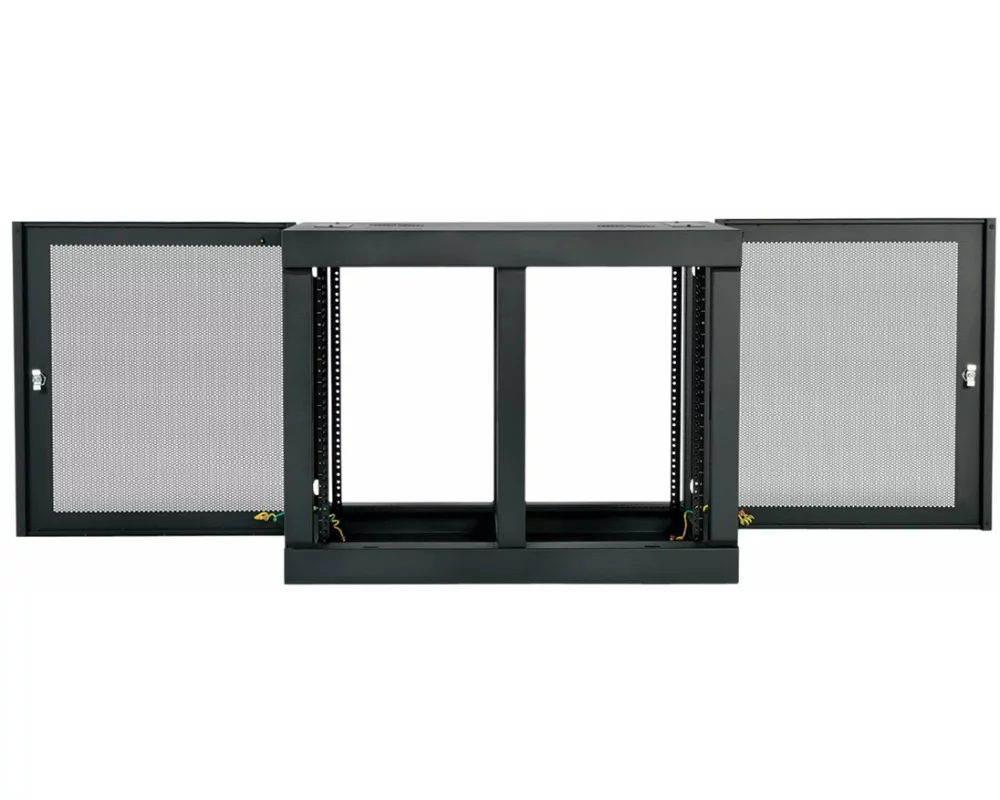 EATON TRIPPLITE SmartRack 12U, Heavy-Duty, Low-Profile, Server-Depth, Side-Mount, Wall-Mount, Small Rack Enclosure