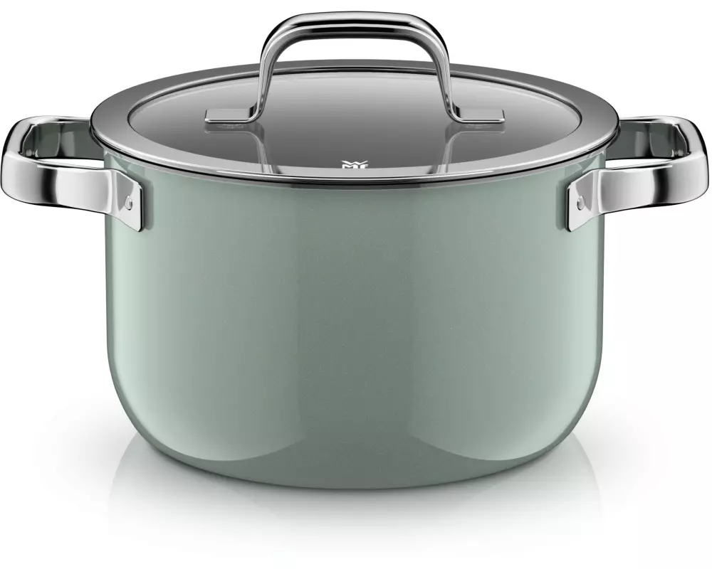 WMF Kochtopf Fusiontec Mineral Pro 20 cm, Eukalyptusgrün