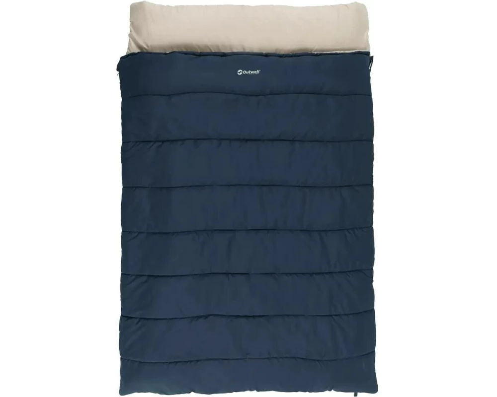 Outwell Schlafsack Contour Lux Double Polyester, Blau