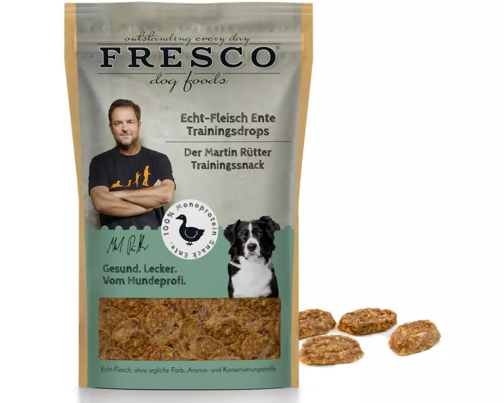 FRESCO Leckerli Martin Rütter Trainingsdrops Ente, 150g