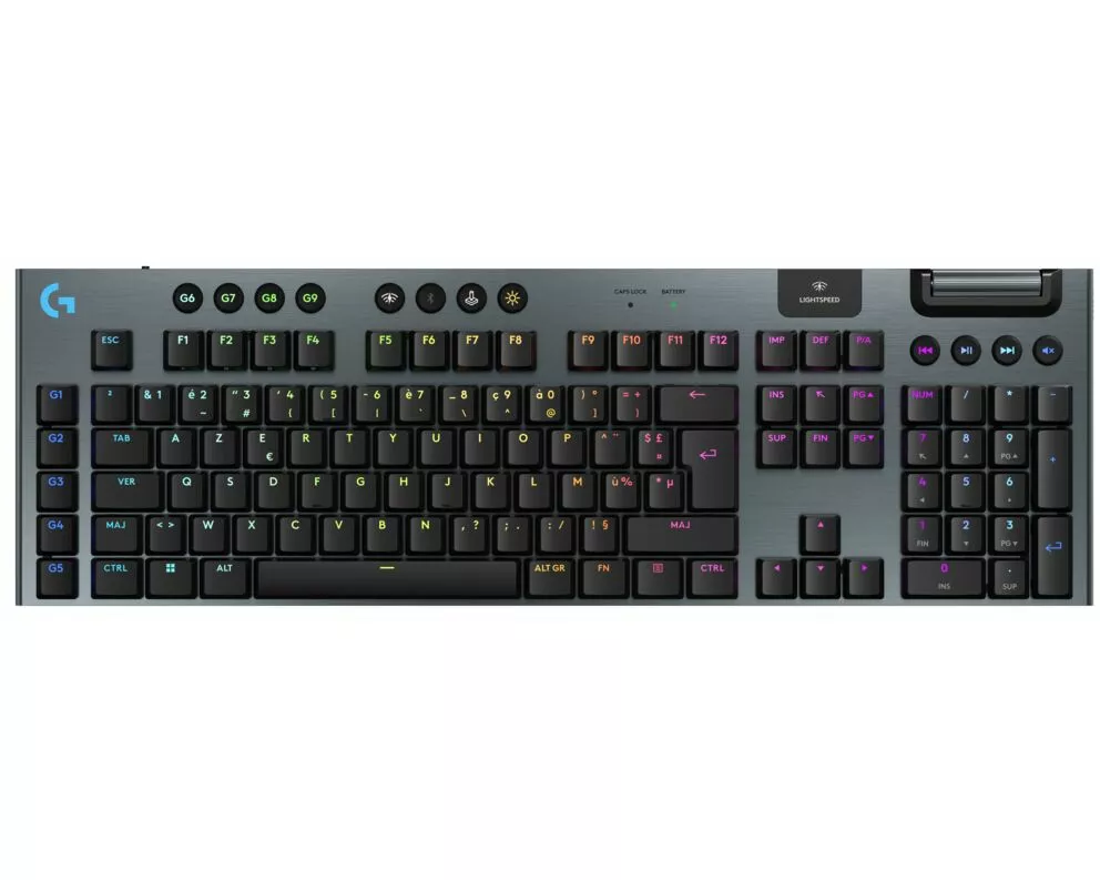 G915 X LIGHTSPEED Wireless Gaming Keyboard - BLACK - US INT'L - EMEA28i-935