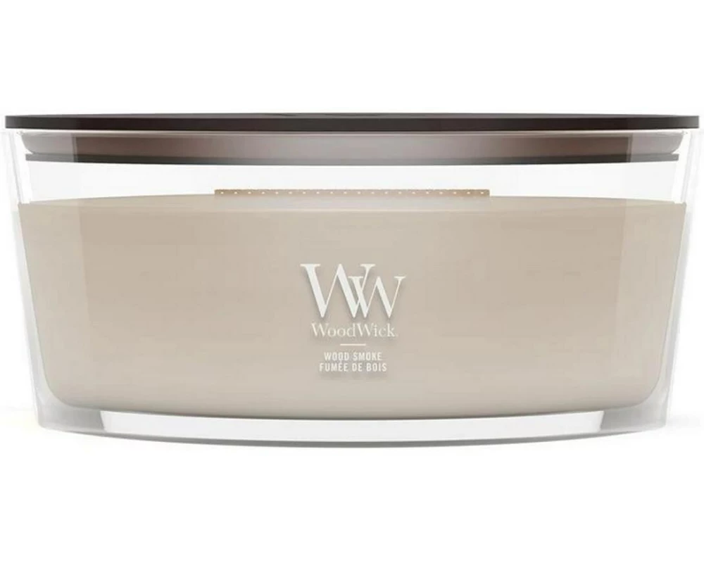 Woodwick Duftkerze Wood Smoke Ellipse