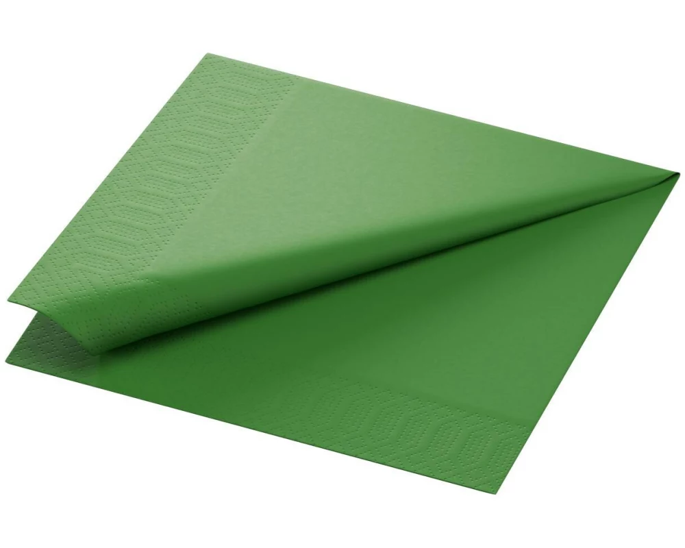Duni Papierservietten 3-lagig leaf green 40 cm x 40 cm, 250 Stück