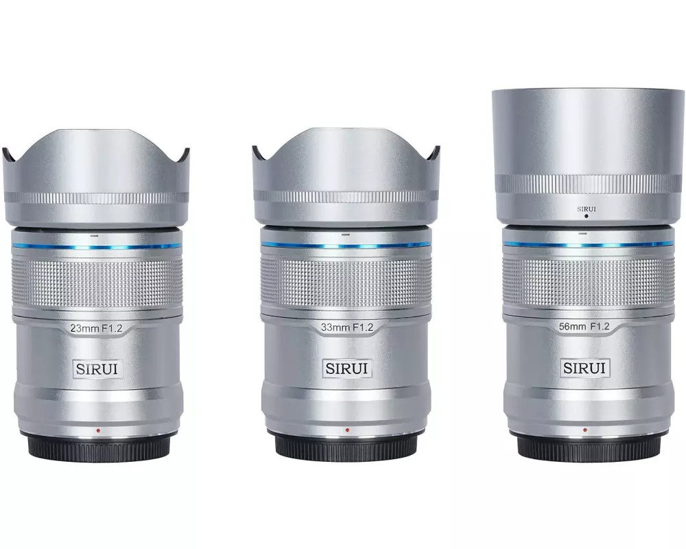 Sirui Festbrennweite Sniper 23, 33, 56mm F/1.2 Silber Nikon Z