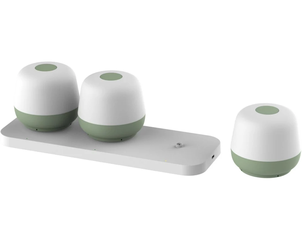 Schönenberger Akku-Tischleuchte MoveGlow 3er Set, Grün