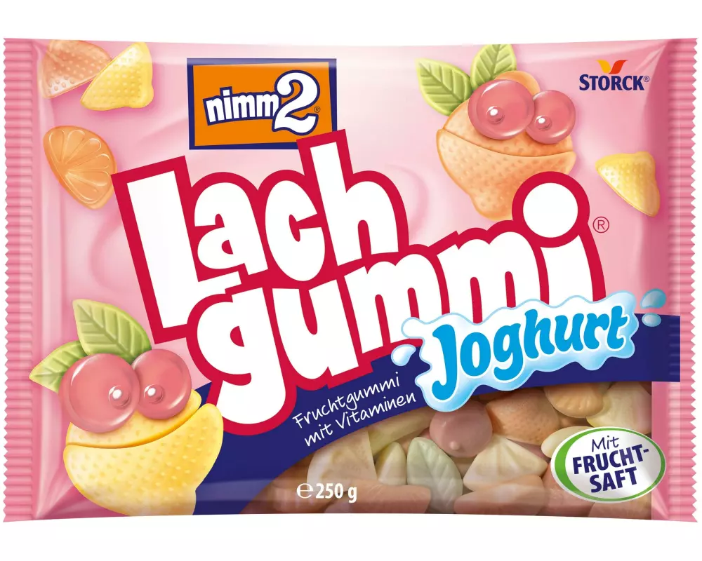 Storck Gummibonbons Nimm2 Lachgummi Joghurt 250 g