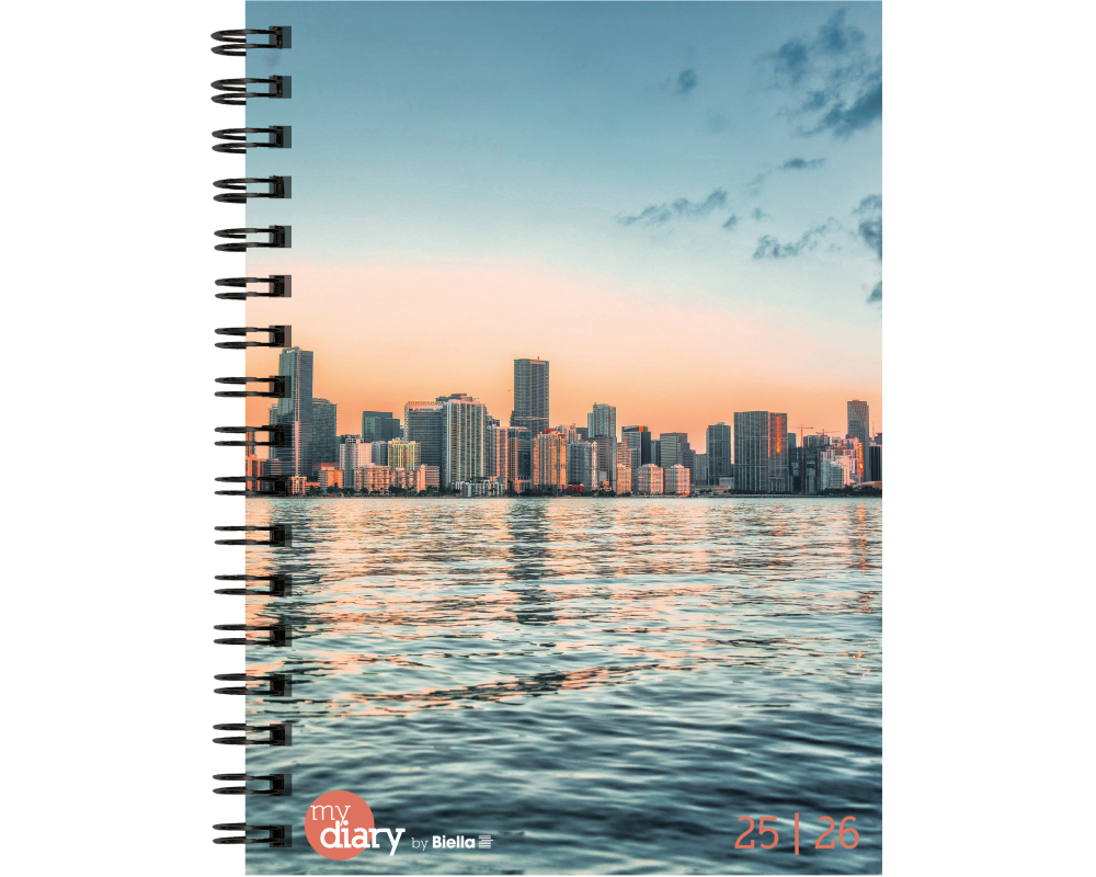 BIELLA Schüleragenda Miami 25/26 806517870026U 1W/2S 12x16.5cm