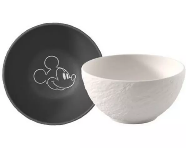Villeroy & Boch Manufacture Rock – Mickey Mouse Müesslischale , 2-teilig