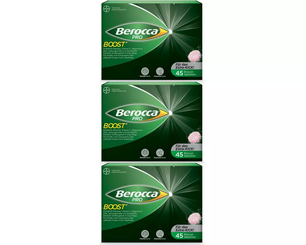 Berocca Brausetablette Pro Boost 3x 45 Stück