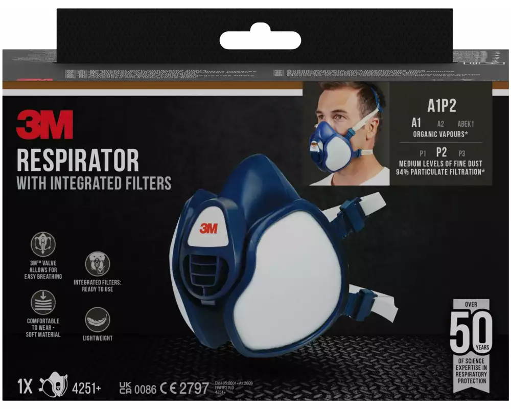 3M Atemschutzmaske 4251+ A1P2
