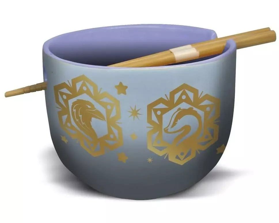 Stor Schüssel Magic & Mayhem 1 Stück, Braun/Gold/Hellviolett