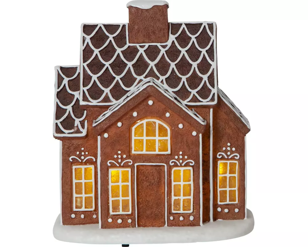 Star Trading Dekorativer Szenerie Gingerville, Warmweiss