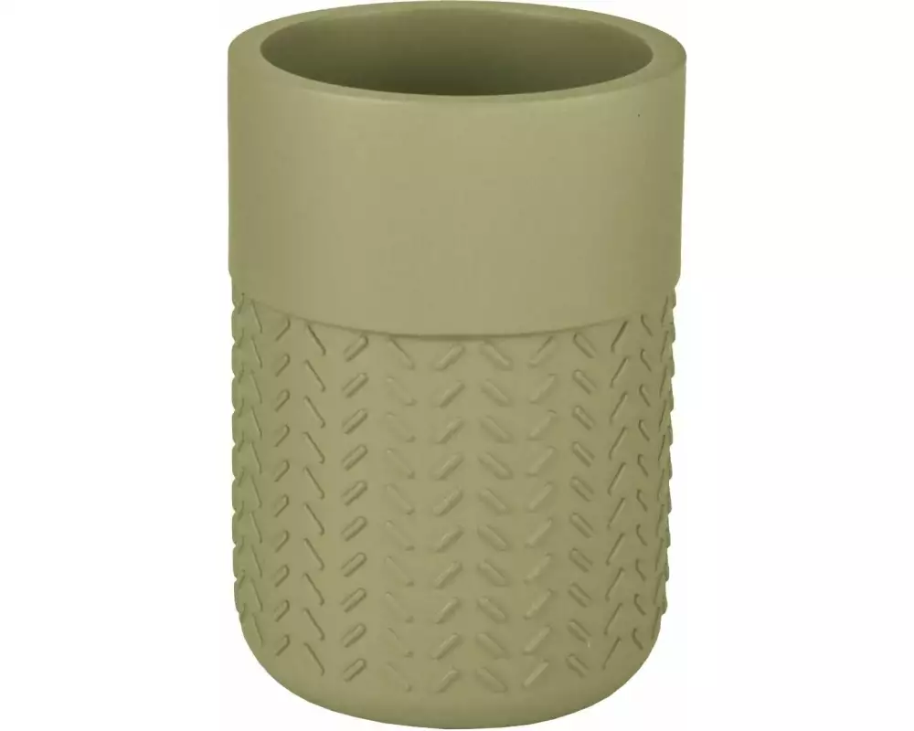 Kleine Wolke Zahnputzbecher Dash Olivgrün