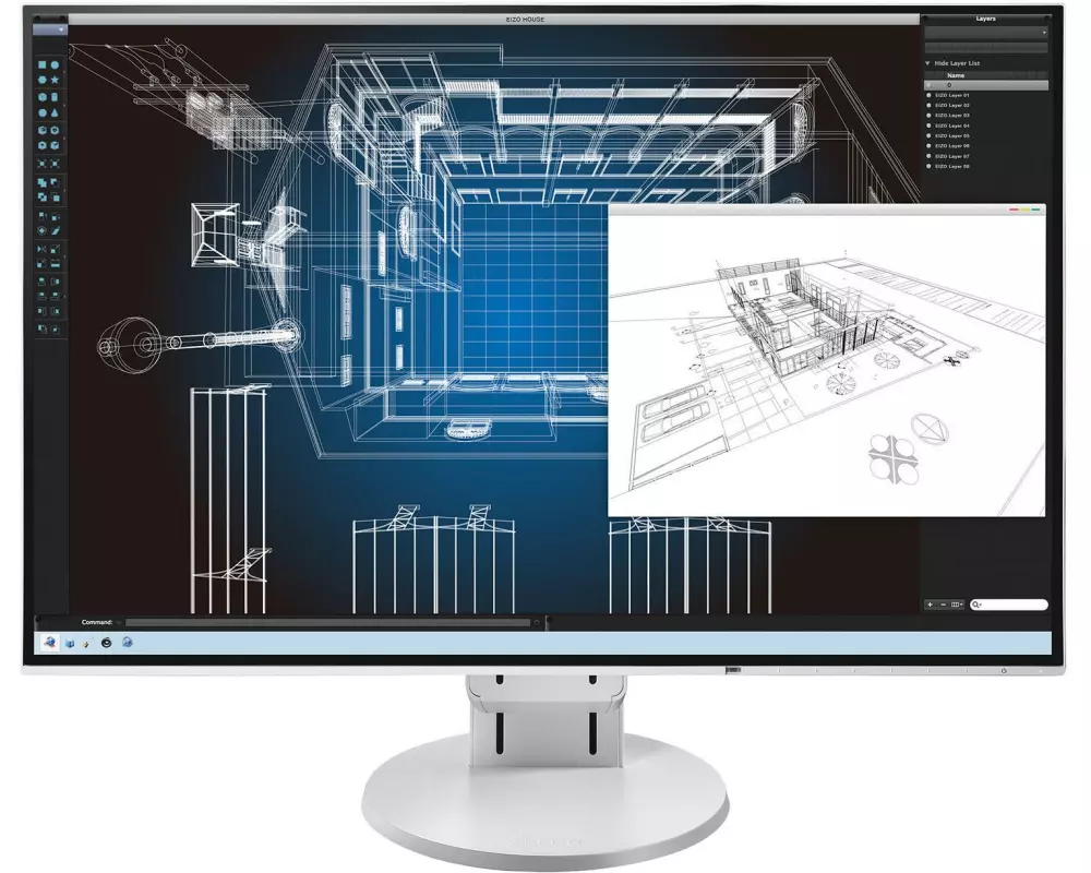 EIZO Monitor EV2456W-Swiss Edition Weiss