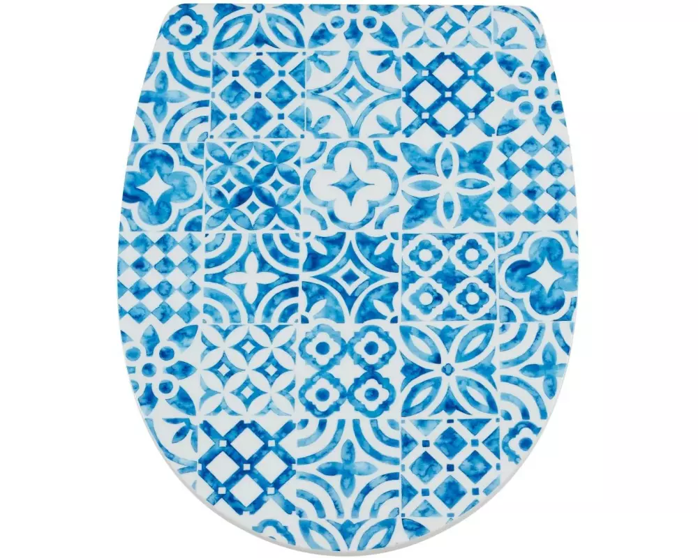diaqua Toilettensitz Arles Malika Blau/Weiss