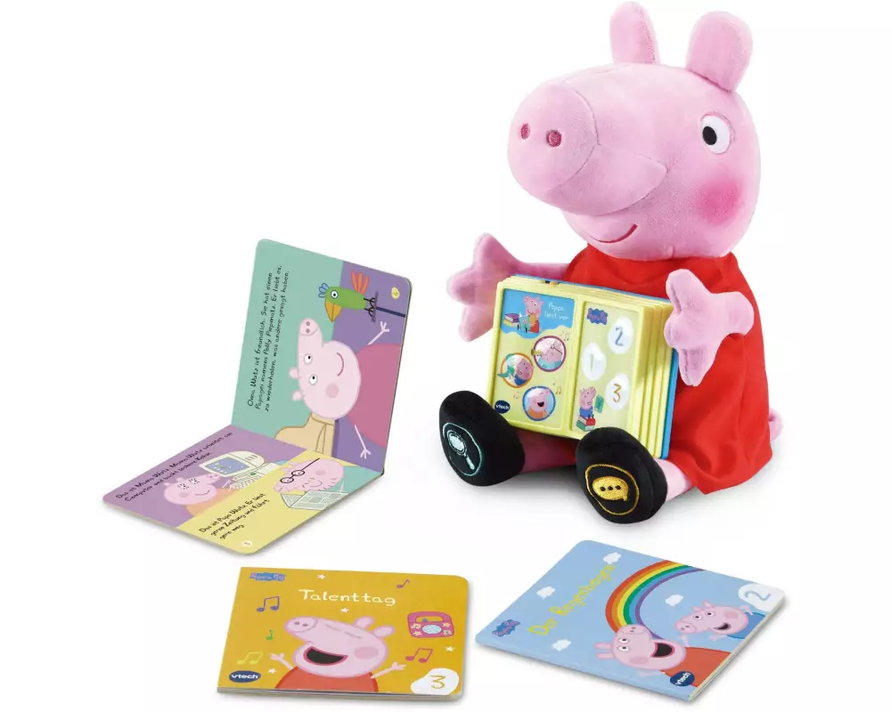 Vtech Funktionsplüsch Peppa liest vor -DE-