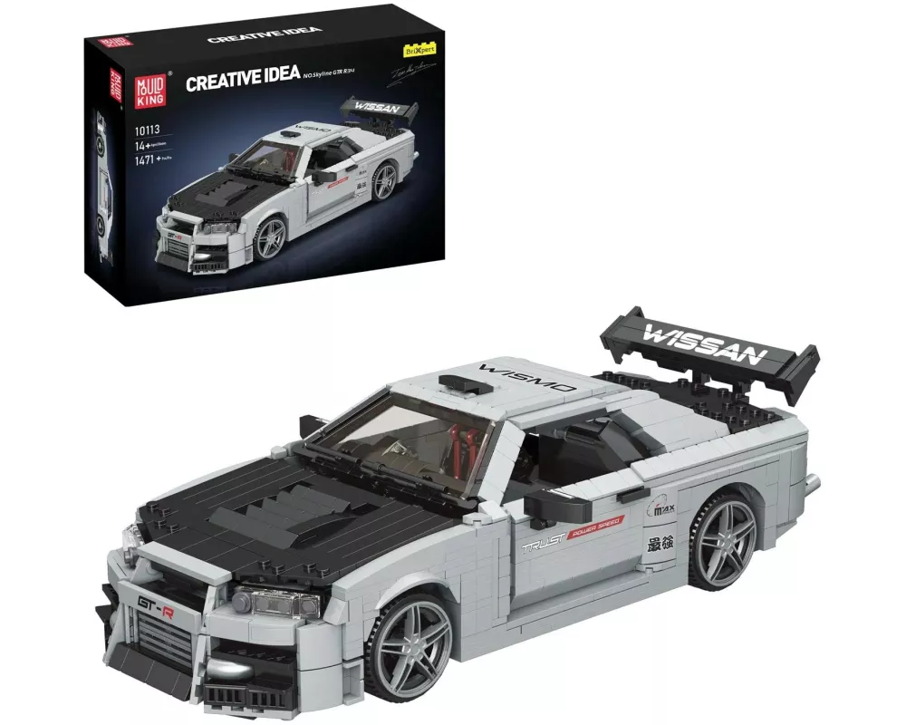 Mould King Skyline GTR R34 Sportwagen, Kunststoff