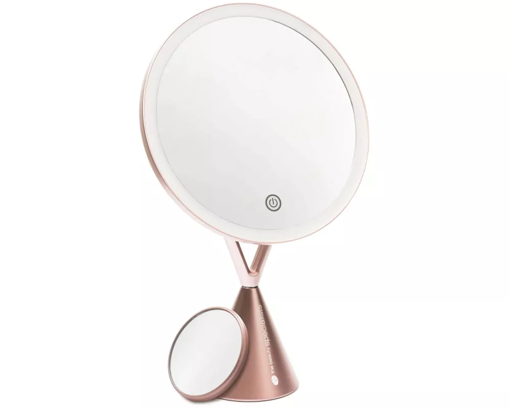 Rio Kosmetikspiegel HD Illuminated Makeup Mirror Rosegold