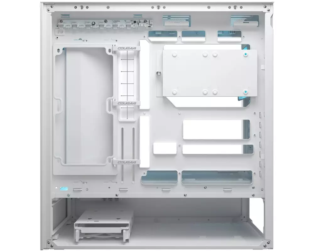 Cougar CFV235 Midi-Tower Mesh ARGB Weiss Glasfenster