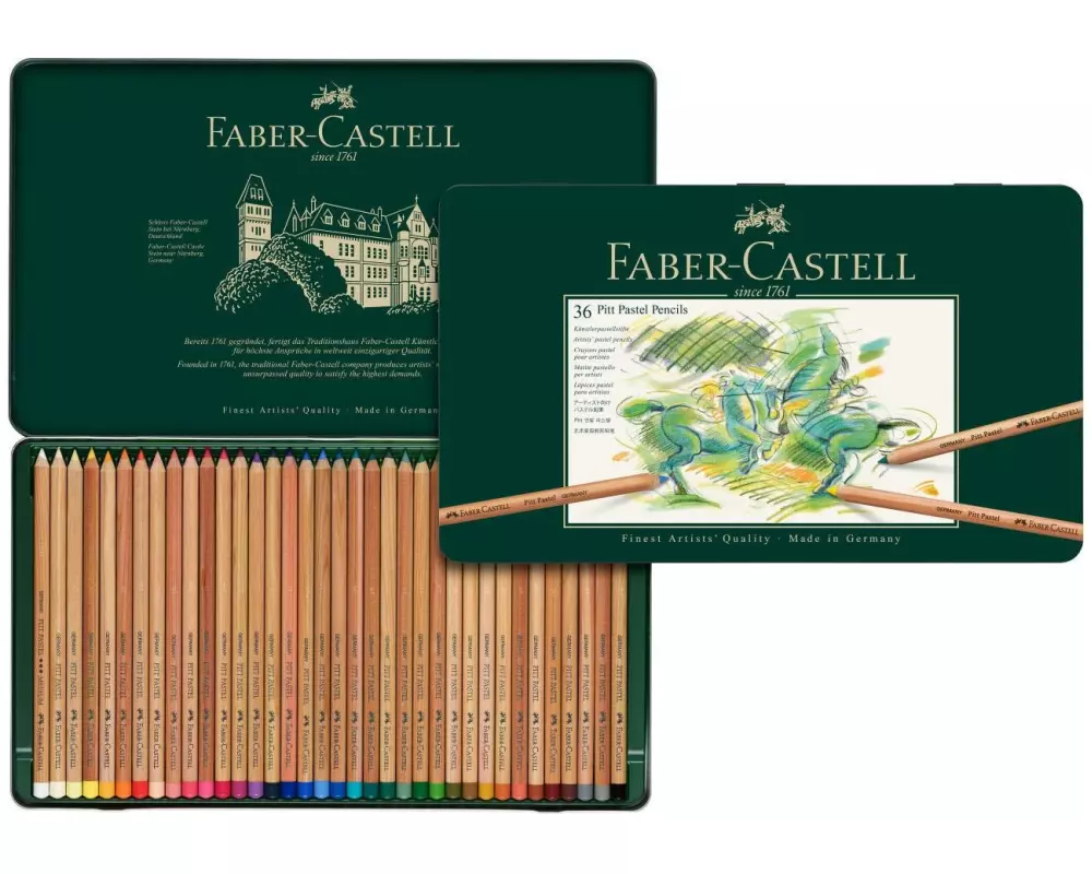 Faber-Castell Farbstifte Pitt Pastel 36er Metalletui