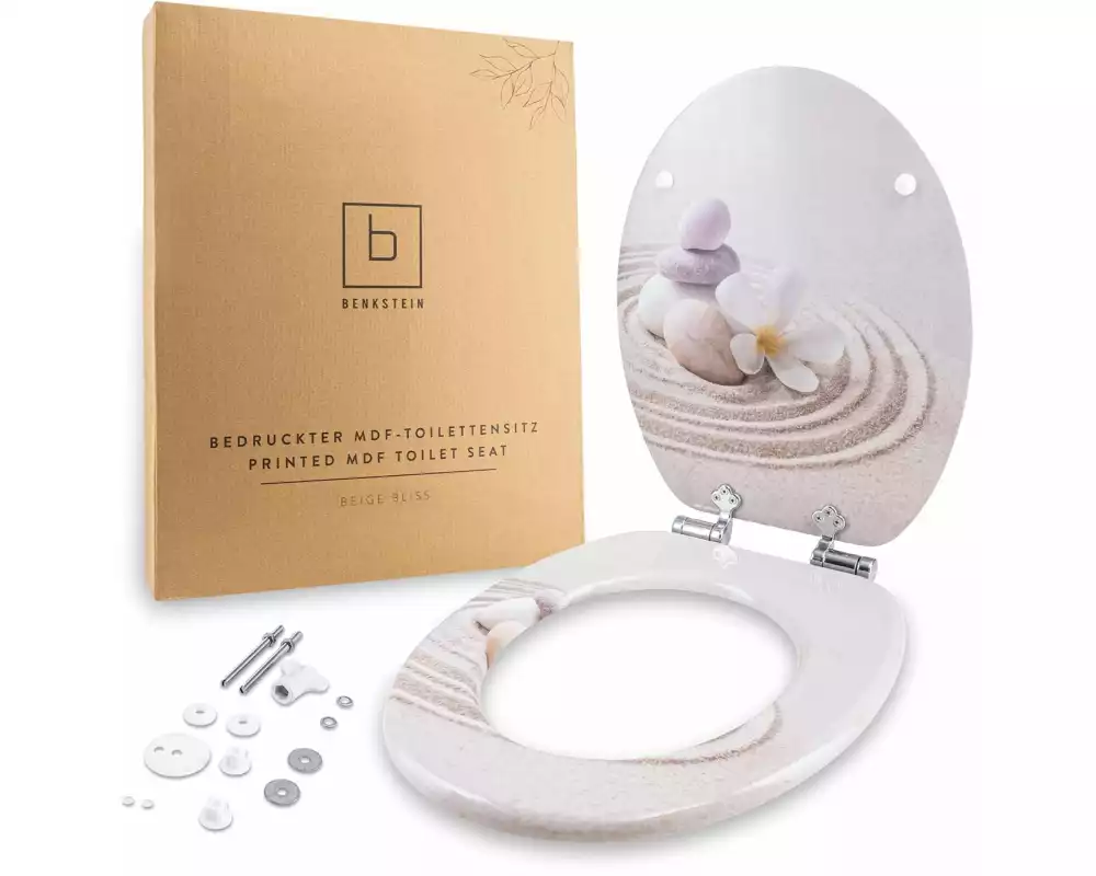 Benkstein Toilettensitz MDF, Beige