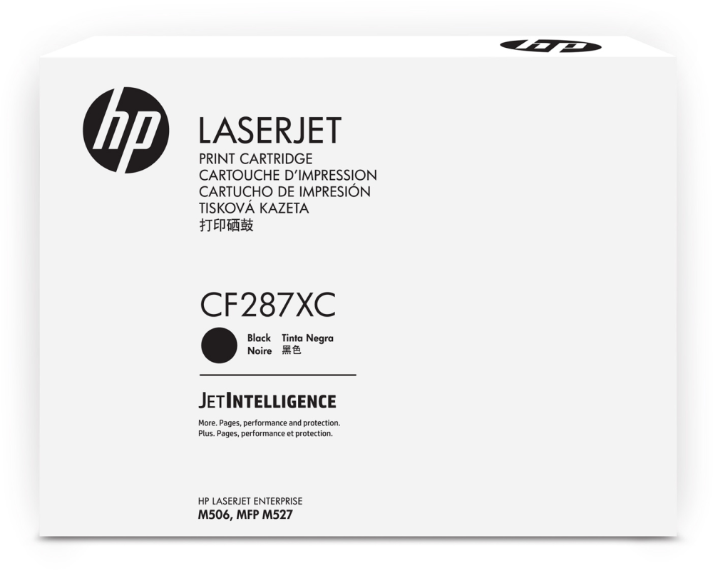 HP Toner-Modul Contract schwarz CF287XC LJ Enterprise M527 18'000 S.