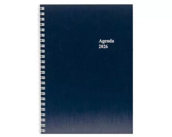 Simplex Wochenagenda 14.8 x 20.8 cm, 2026, Blau
