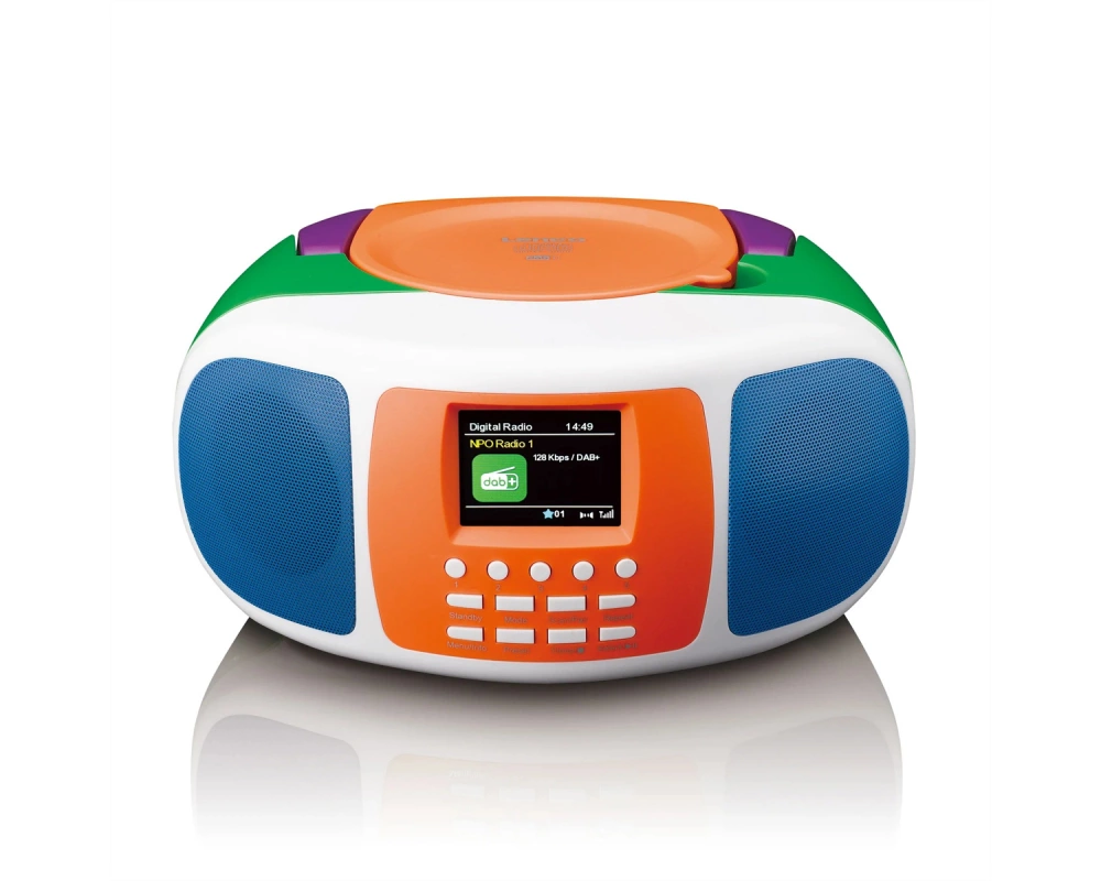 Lenco Radiorecorder SCD-861 Kids CD/DAB+, Bluetooth, 2.4" Farbdisplay