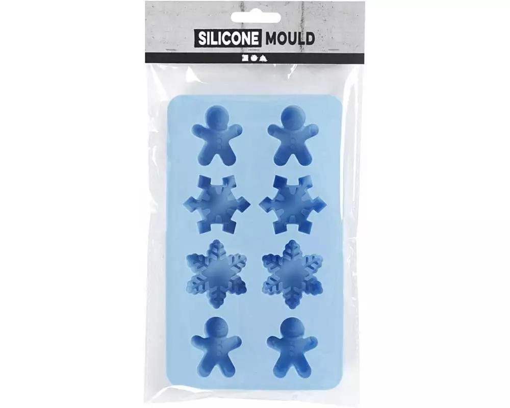 Creativ Company Bastelset Giessform Silikon Schneeflocke