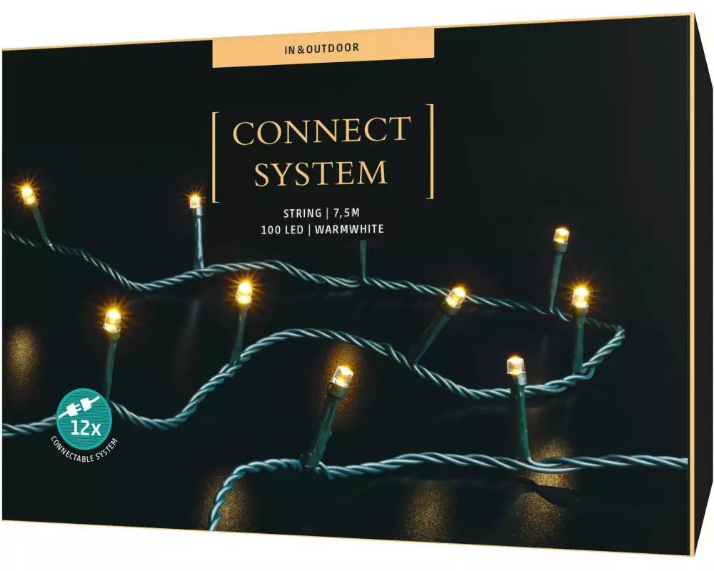 STT Lichterkette Starterkit-System Connect, 100 LED 7.5 m