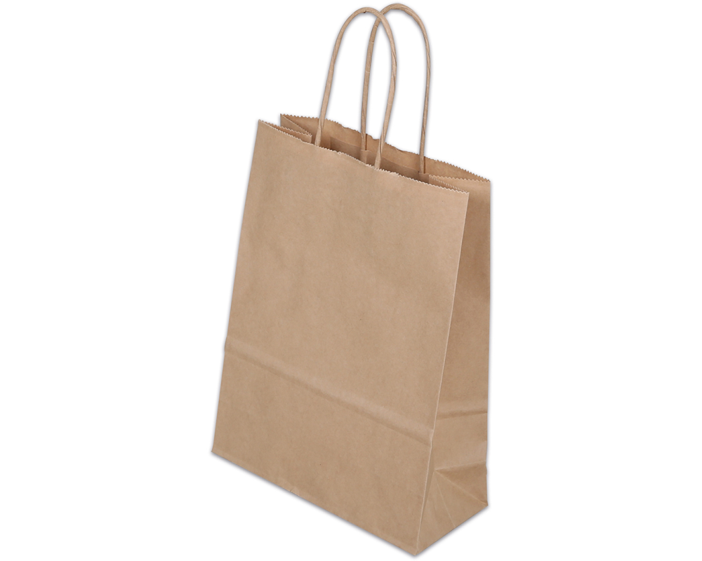 ELCO Tragetasche 180x80x240mm 84101.25 mit Kordel, braun 50 Stück