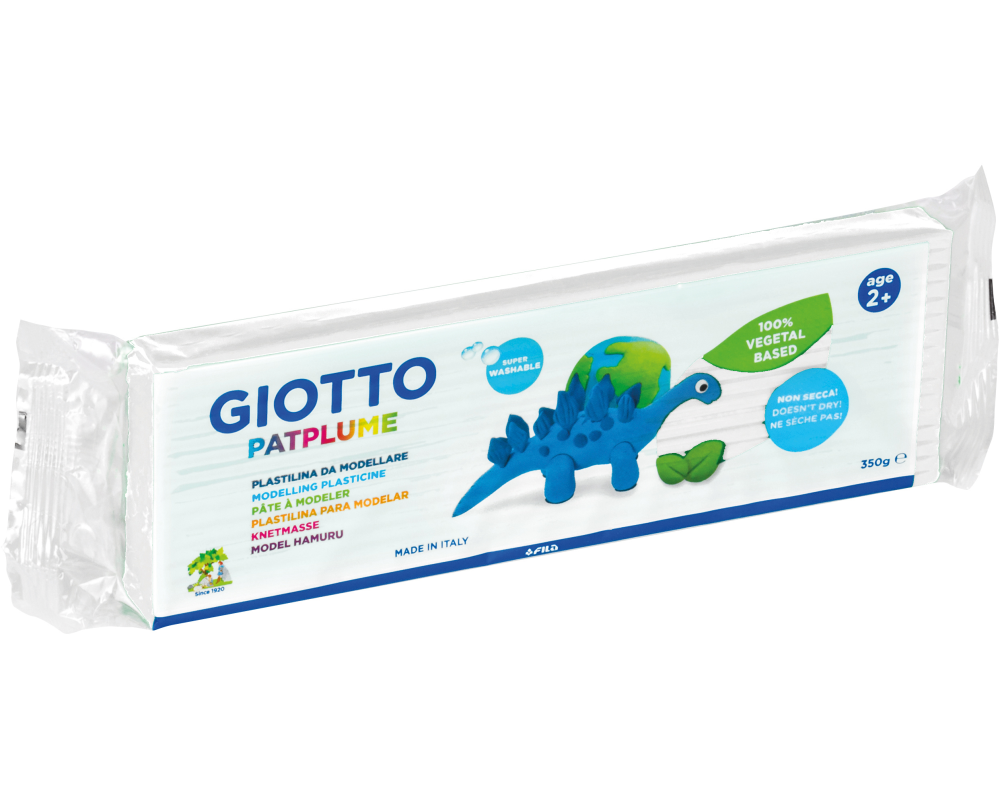 GIOTTO Knete Patplume 350g 510107 white