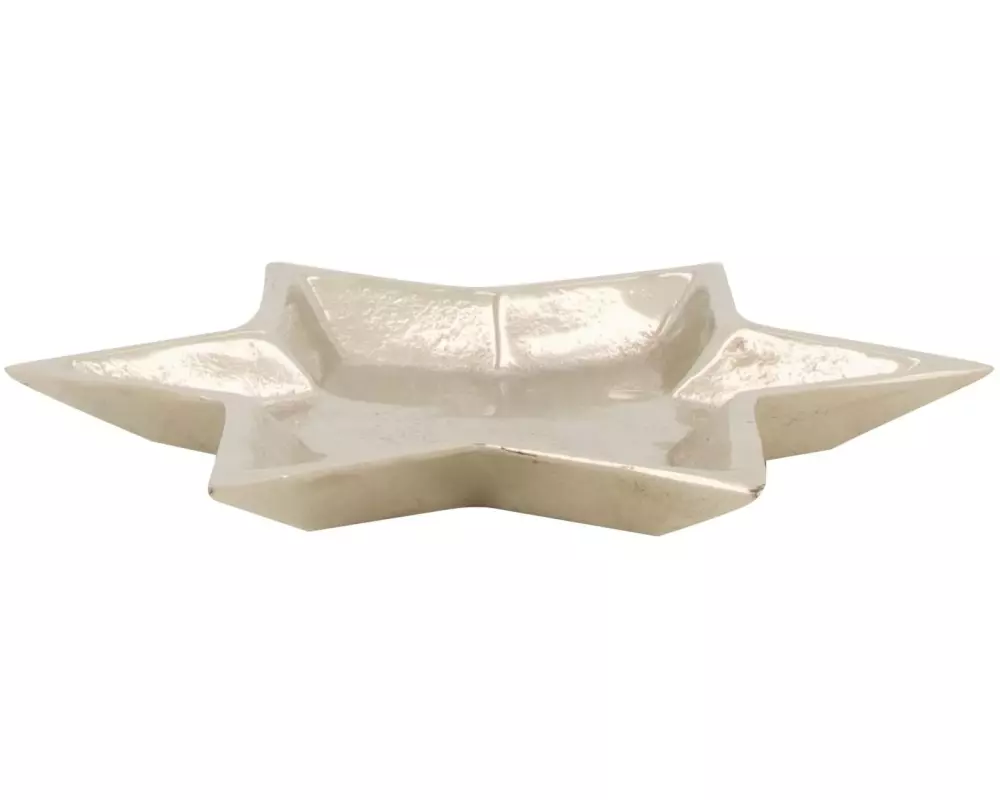 CHALET Weihnachtsdeko Scuol Silber, 21 cm, Stern