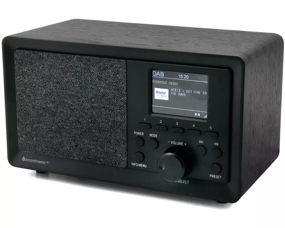 soundmaster DAB+ Radio DAB350SW Schwarz