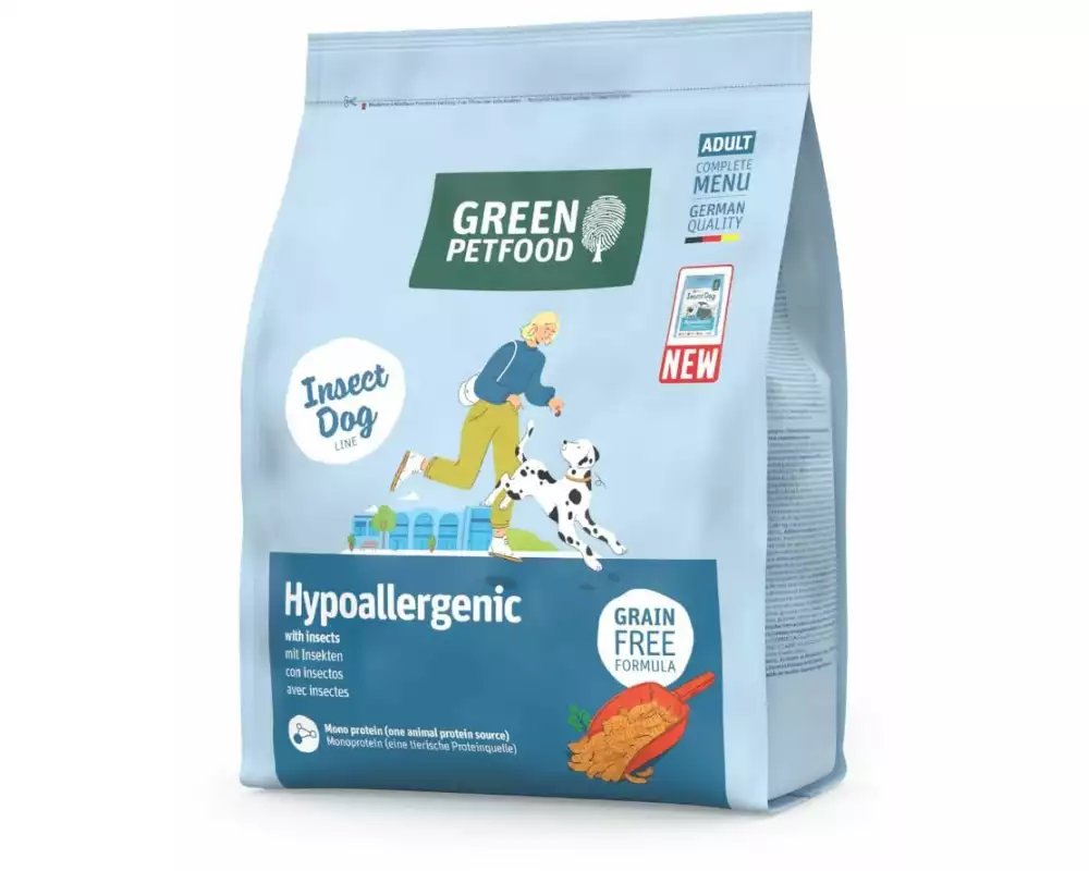 Green Petfood Trockenfutter Hypoallergenic with Insects 900 g
