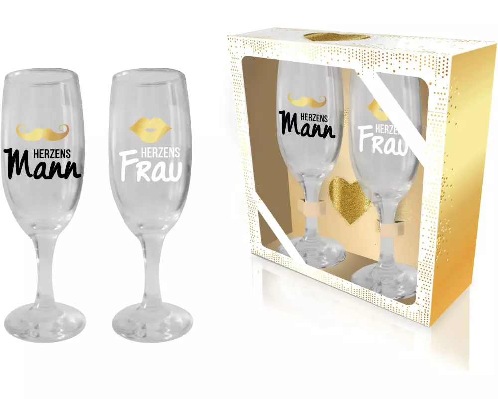 Trendcompany Sektgläser Hochzeit