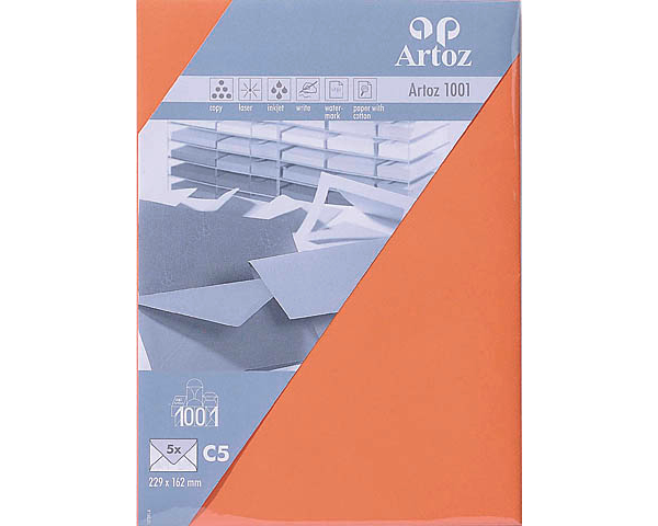 ARTOZ Couverts 1001 C5 107393195 100g, hummerrot 5 Stück