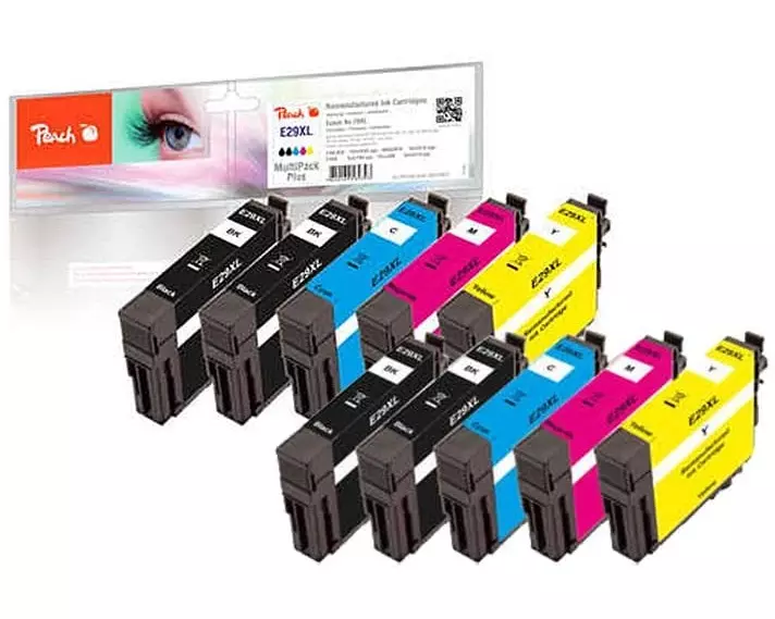 Peach Tinte Epson Nr. 29XL 4x BK, 2x C, M Y