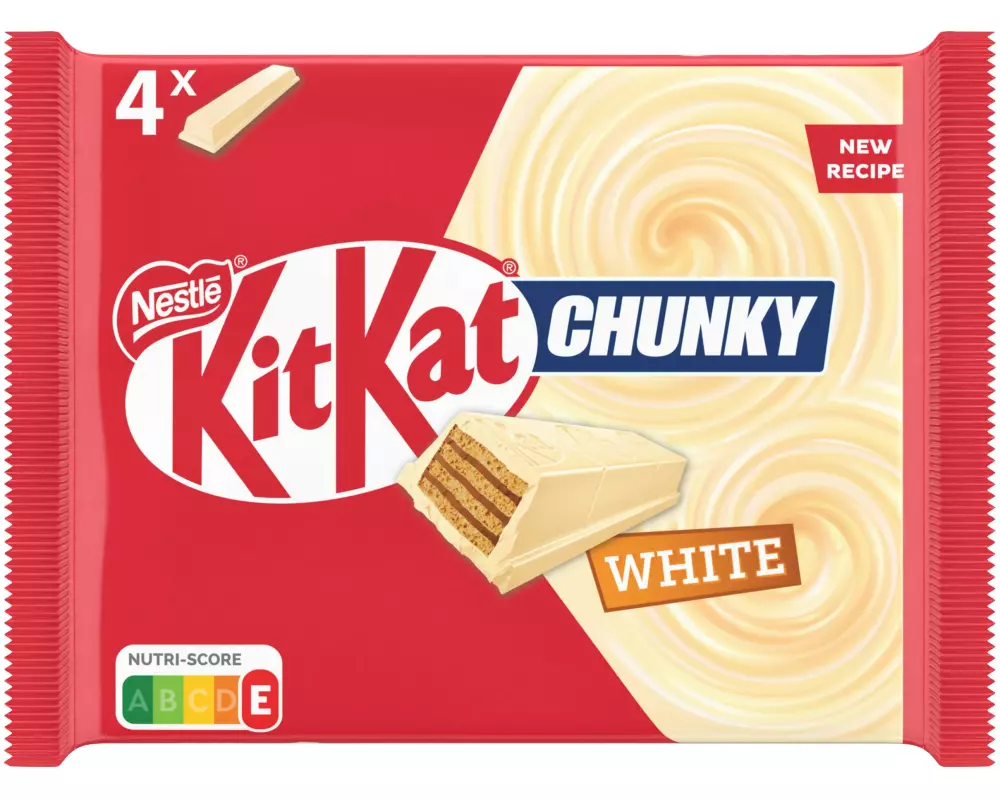 Nestlé Snacks Riegel KitKat Chunky Weiss 4 x 40 g