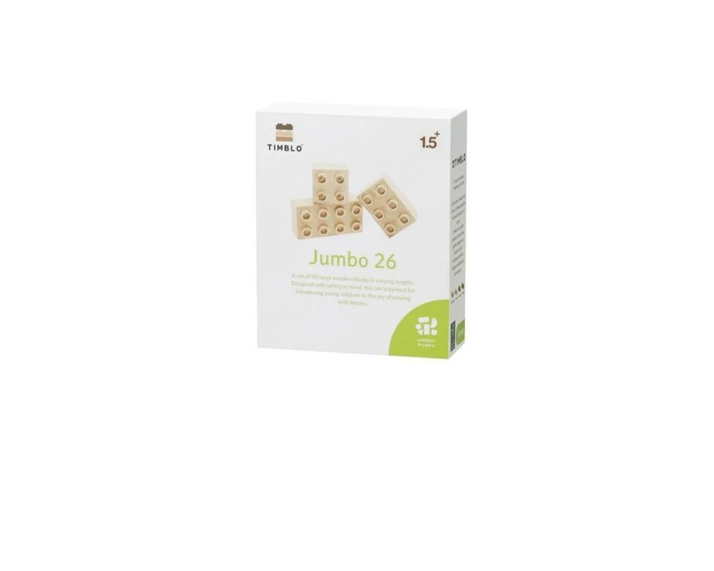Timblo Holz Klemmbausteine Jumbo Set 26