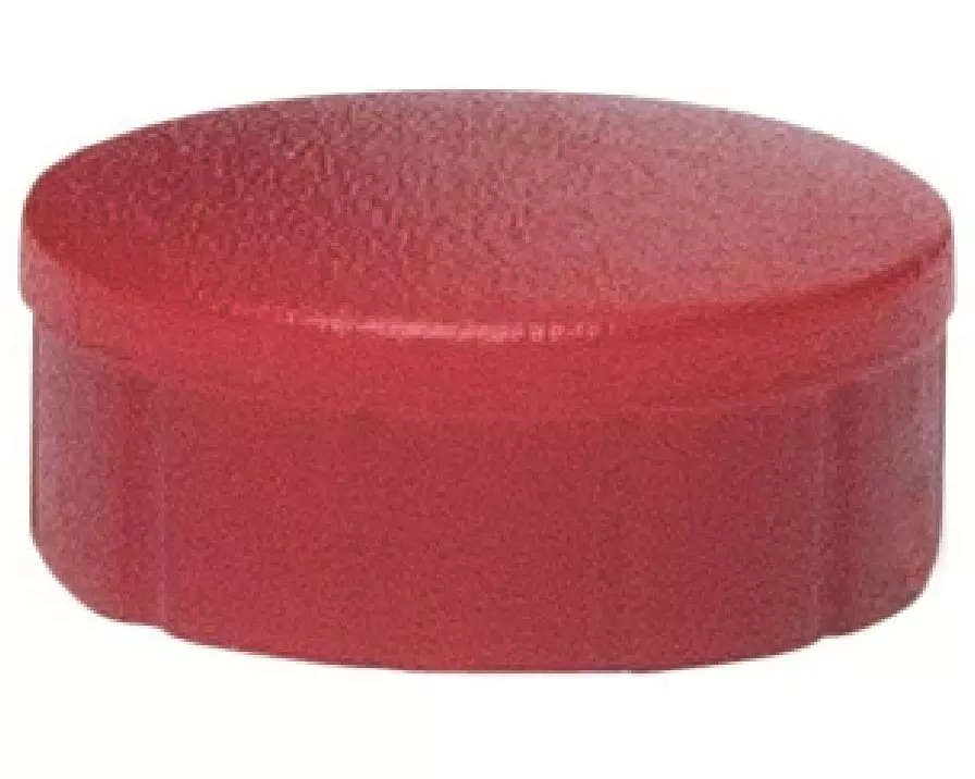 Maul Haftmagnet Solid Ø 15 mm, 150 g, Rot, 10 Stück